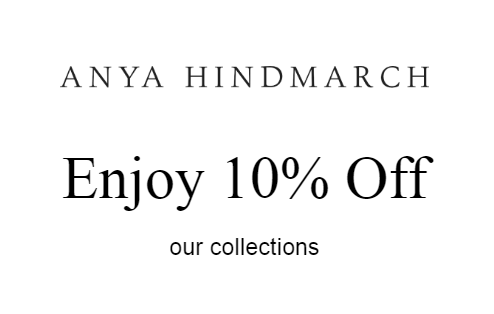 Codigo promocional Anya Hindmarch