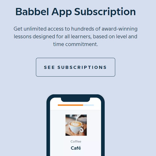 Codigo promocional babbel.com