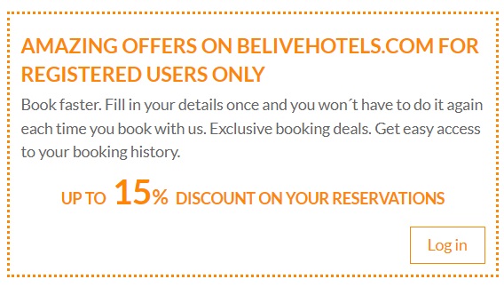 Codigo promocional BeLiveHotels.com