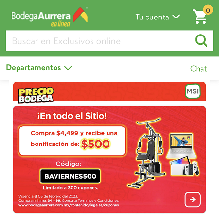 Bodega Aurrera Cupón México → 25% descuento en Octubre 2025