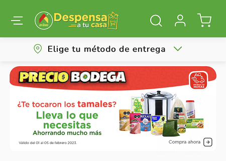 Código de descuento Despensa - Bodega Aurrera México