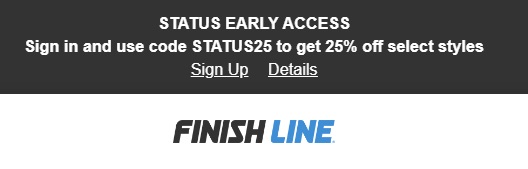 Codigo promocional FINISHLINE