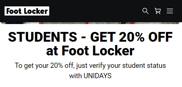 Codigo promocional footlocker