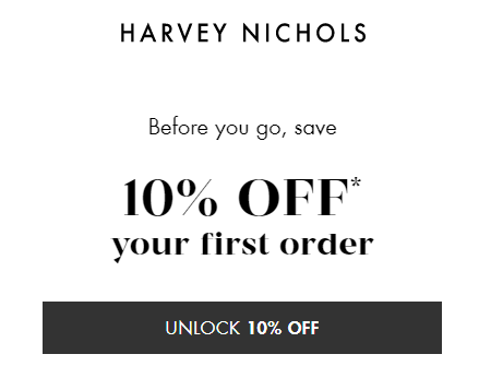 Codigo promocional HARVEYNICHOLS