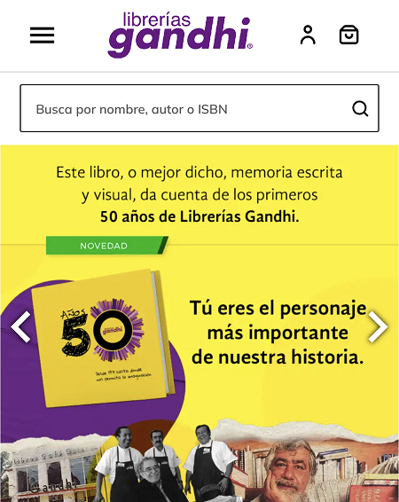 Código de descuento Librerías Gandhi México