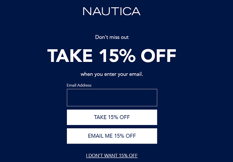 Codigo promocional Nautica